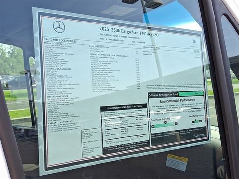 New 2025 Mercedes-Benz Sprinter 2500 image 22