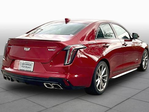 Used 2022 Cadillac CT4 V w/ Technology Package RWD image 13