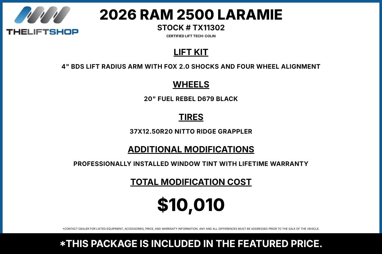 Used 2026 RAM 2500 Laramie AWD/4WD image 2