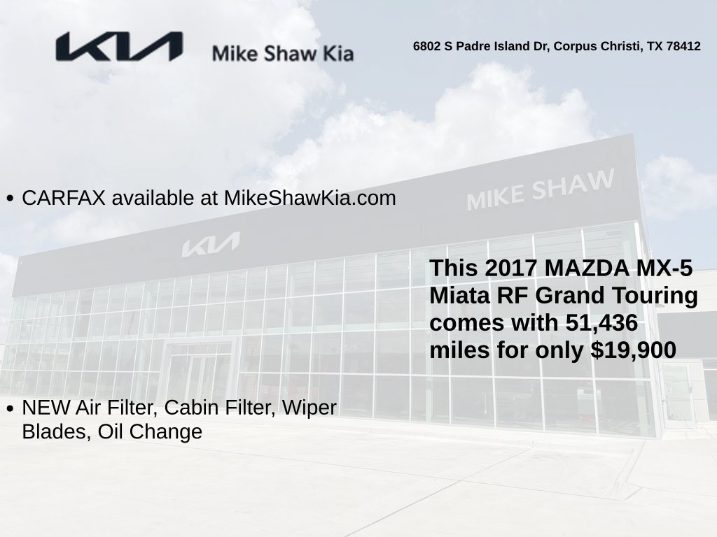 Used 2017 MAZDA MX-5 Miata RF Grand Touring RWD image 3