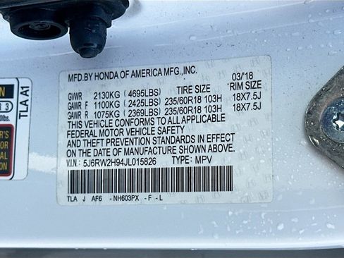 Used 2018 Honda CR-V Touring image 31