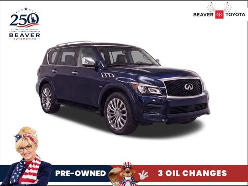 Used 2017 INFINITI QX80 4WD w/ Deluxe Technology Package image 1
