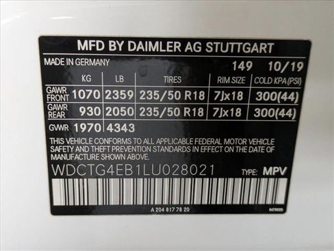 Certified 2020 Mercedes-Benz GLA 250 image 25