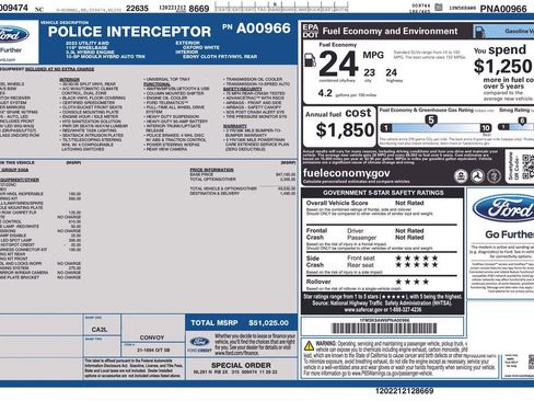Used 2023 Ford Explorer 4WD Police Interceptor w/ Ultimate Wiring Package image 15