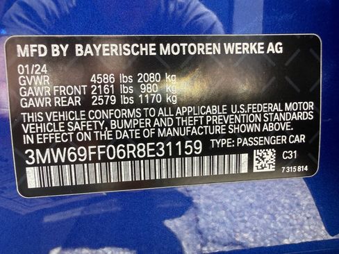 Used 2024 BMW 330i Sedan w/ M Sport Package RWD image 48