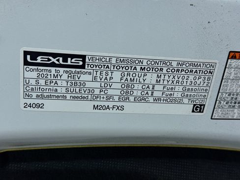 Used 2021 Lexus UX 250h F Sport w/ Accessory Package (Z1) AWD/4WD image 20