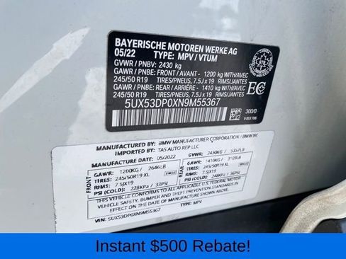 Used 2022 BMW X3 xDrive30i image 26