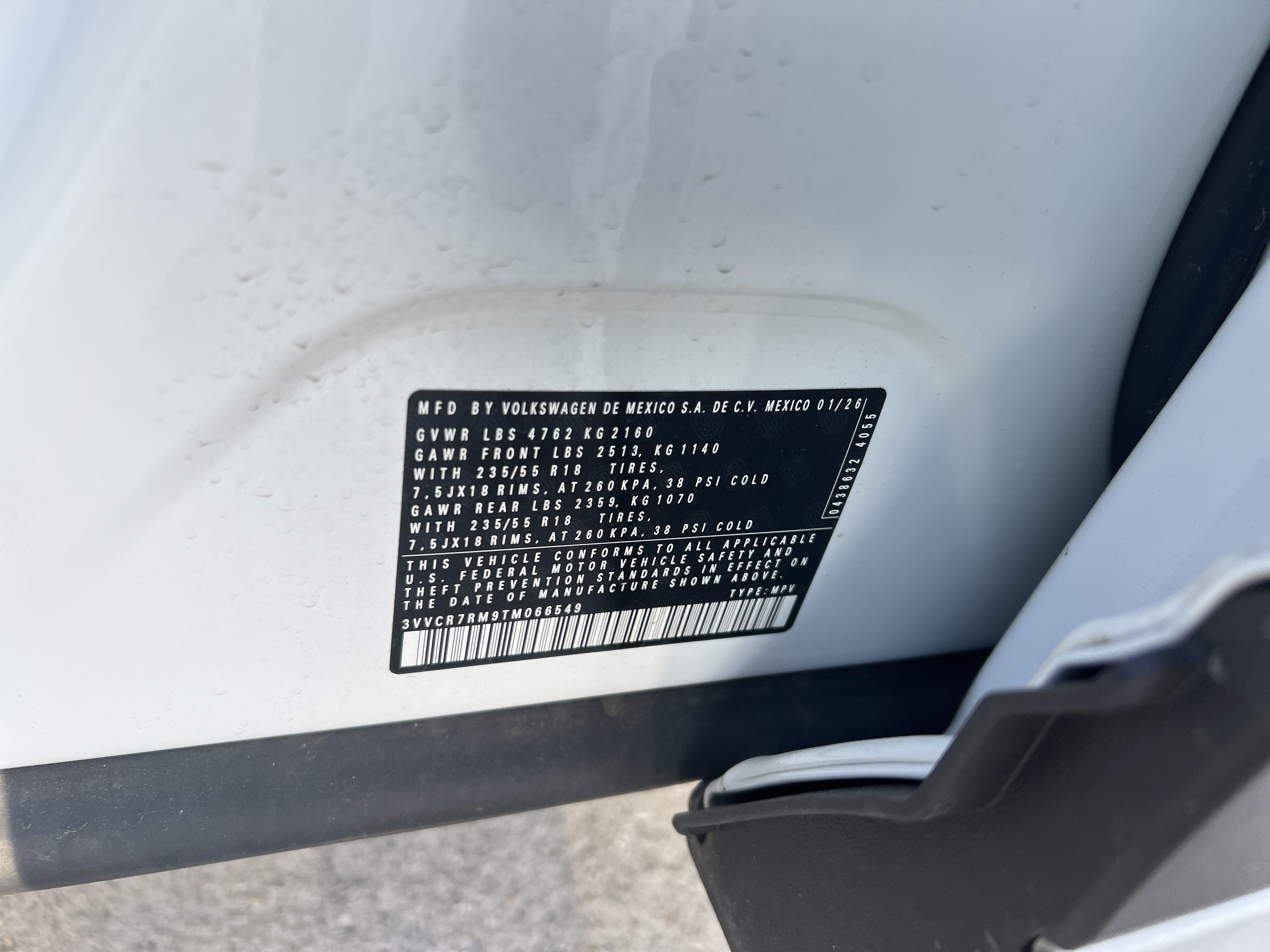 Certified 2026 Volkswagen Tiguan S FWD image 40