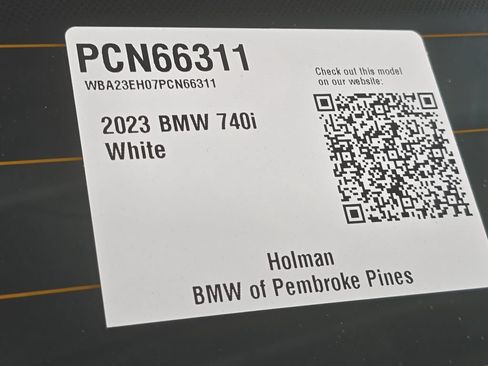 Certified 2023 BMW 740i w/ Parking Assistance Package RWD image 26