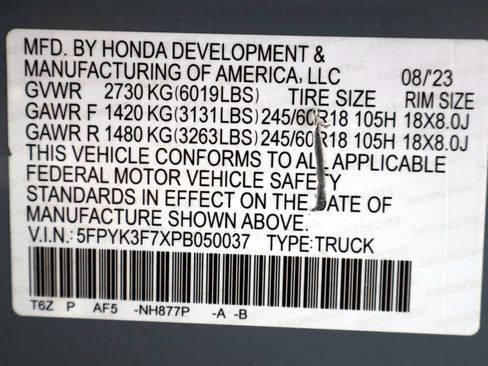 Used 2023 Honda Ridgeline RTL-E image 31