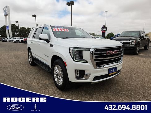 Used 2022 GMC Yukon SLT w/ SLT Luxury Package RWD image 1