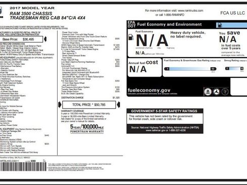 Used 2017 RAM 3500 Tradesman w/ Chrome Appearance Group image 4