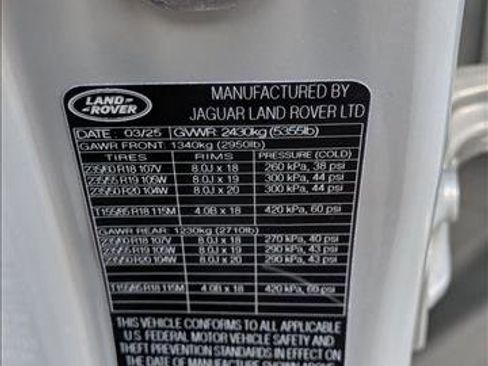 New 2026 Land Rover Range Rover Evoque S image 17