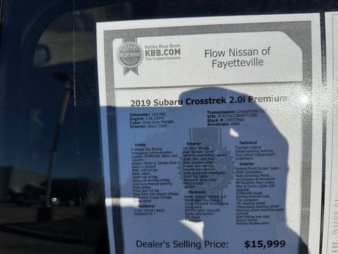 Used 2019 Subaru Crosstrek 2.0i Premium image 37