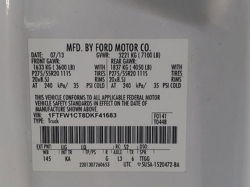 Used 2013 Ford F150 King Ranch w/ King Ranch Luxury Pkg image 33