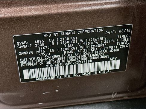 Used 2019 Subaru Outback 2.5i Premium AWD/4WD image 12
