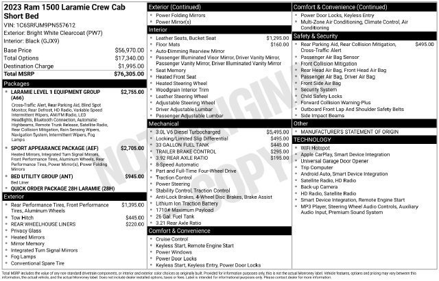 Used 2023 RAM 1500 Laramie AWD/4WD image 4