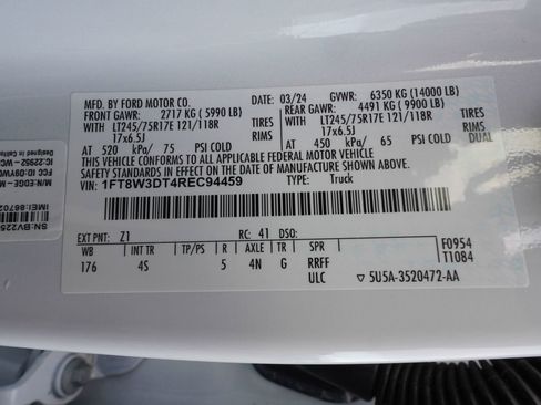 Used 2024 Ford F350 XL w/ Snow Plow/Camper Package image 16