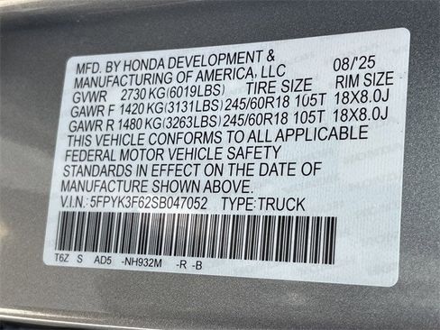 New 2025 Honda Ridgeline TrailSport image 27