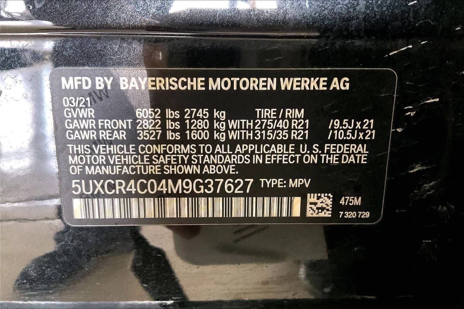 Used 2021 BMW X5 sDrive40i w/ Premium Package 2 RWD image 32