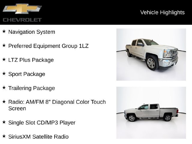 Certified 2017 Chevrolet Silverado 1500 LTZ w/ Sport Package AWD/4WD image 5