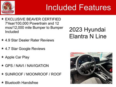 Used 2023 Hyundai Elantra N Line image 5