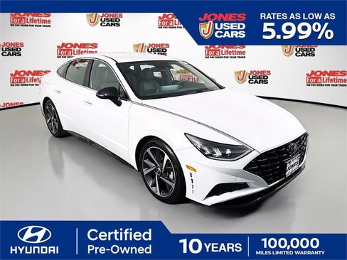 Certified 2021 Hyundai Sonata SEL Plus w/ Cargo Package FWD image 1