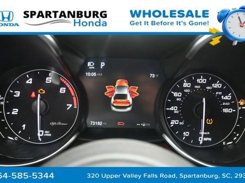 Used 2017 Alfa Romeo Giulia Ti w/ TI 19" Sport Package RWD image 10