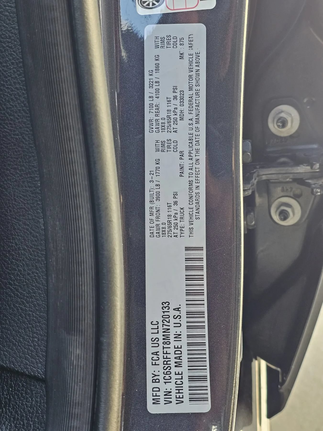 Used 2021 RAM 1500 Big Horn AWD/4WD image 38