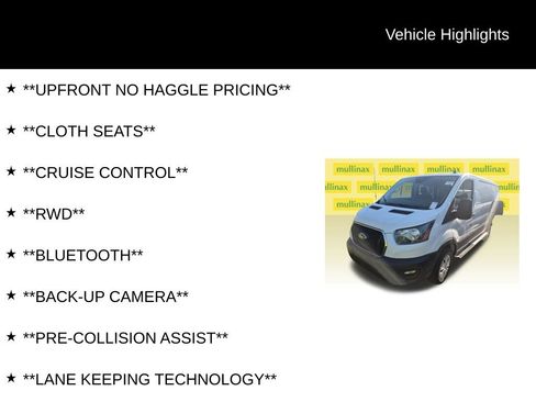 Used 2025 Ford Transit 250 Low Roof w/ Exterior Upgrade Package RWD image 6