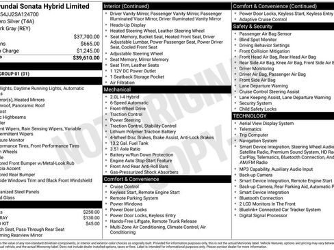 Used 2025 Hyundai Sonata Limited FWD image 39