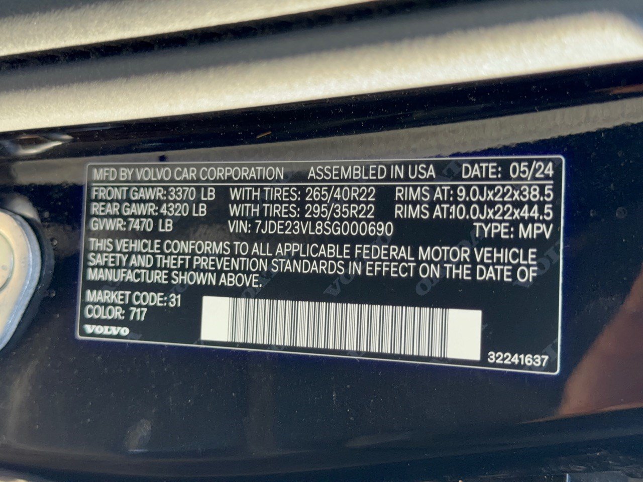 Certified 2025 Volvo EX90 Ultra AWD/4WD image 31