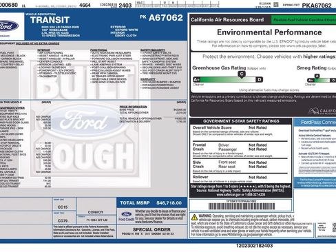 Used 2023 Ford Transit 250 Low Roof w/ Exterior Upgrade Package RWD image 6
