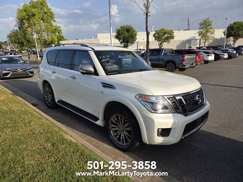 Used 2019 Nissan Armada Platinum w/ Captain's Chairs Package RWD image 2