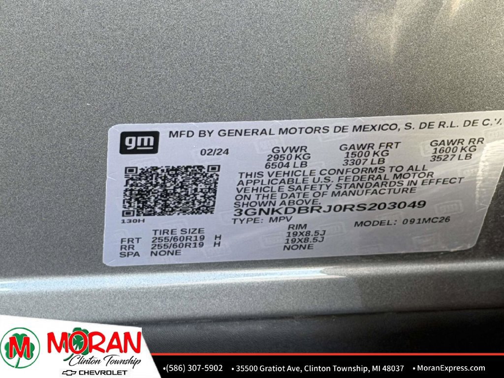 Certified 2024 Chevrolet Blazer EV LT AWD/4WD image 19