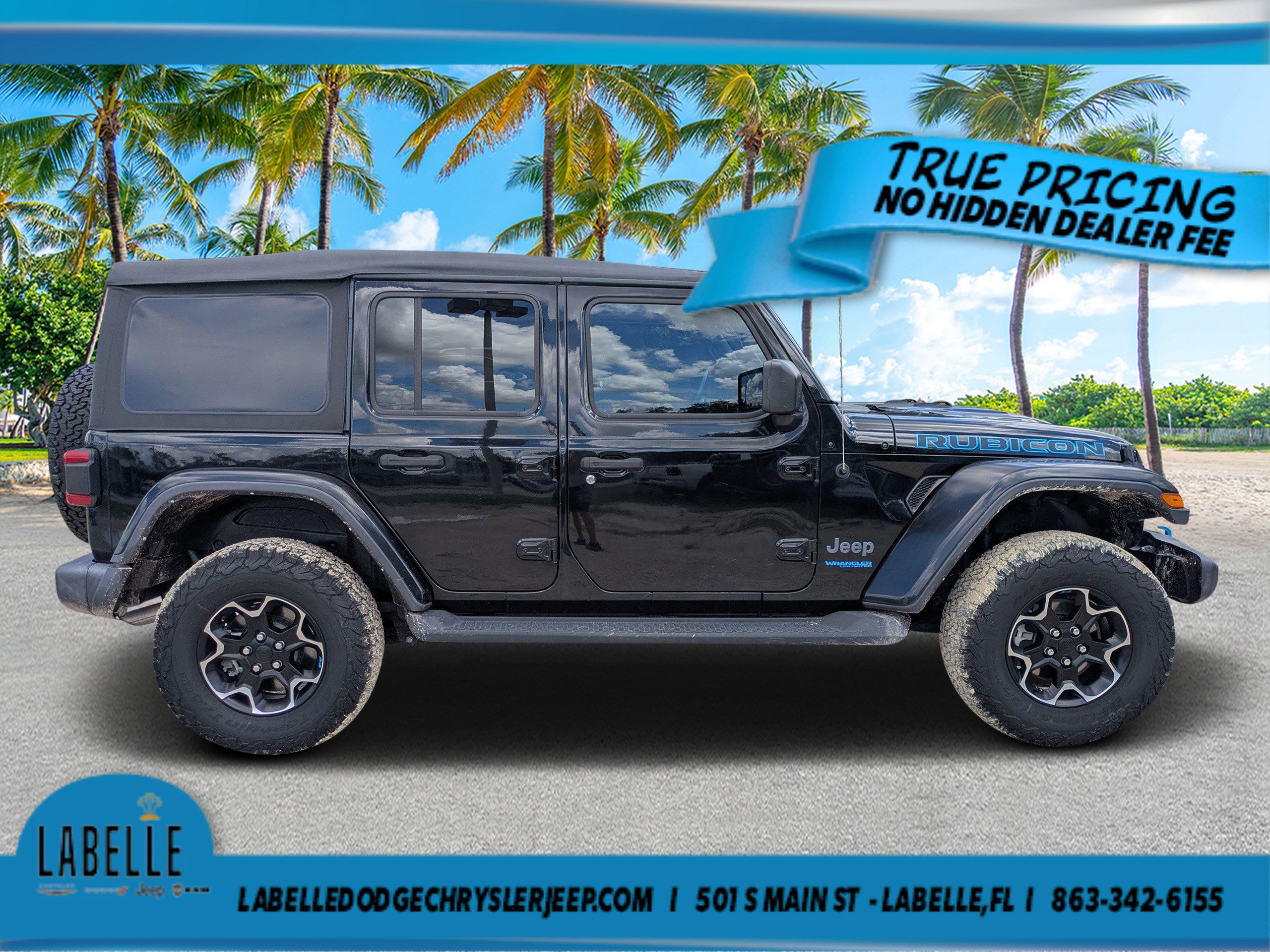 Used 2022 Jeep Wrangler Unlimited Rubicon 4xe AWD/4WD image 2