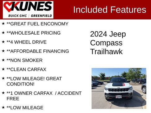 Used 2024 Jeep Compass Trailhawk image 3