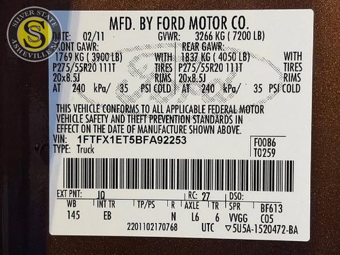 Used 2011 Ford F150 Lariat w/ Lariat Plus Pkg image 29