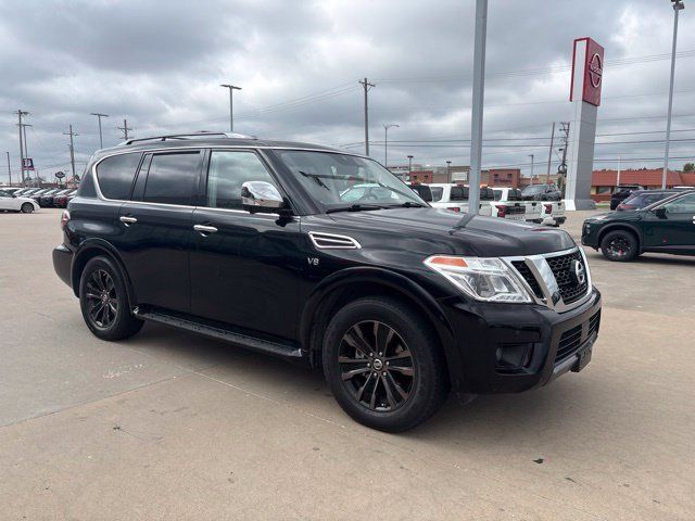 Used 2020 Nissan Armada Platinum w/ Captain's Chairs Package AWD/4WD image 2