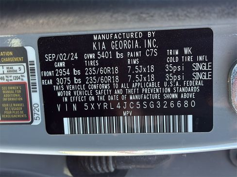 Certified 2025 Kia Sorento S image 38