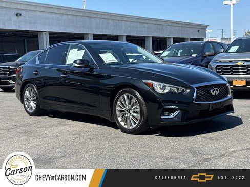 Used 2023 INFINITI Q50 Luxe w/ Cargo Package RWD image 1