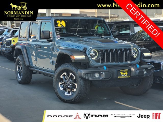 Certified 2024 Jeep Wrangler Unlimited Rubicon 4xe AWD/4WD image 1