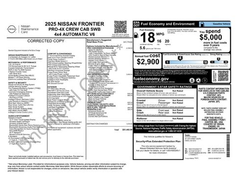 Used 2025 Nissan Frontier PRO-4X w/ Pro Premium Package AWD/4WD image 6