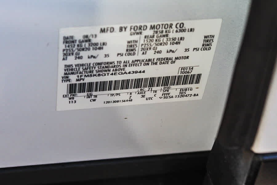 Used 2014 Ford Explorer Sport w/ Equipment Group 401A AWD/4WD image 36