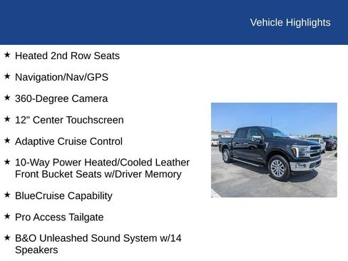 Used 2024 Ford F150 Lariat w/ Equipment Group 502A High AWD/4WD image 32