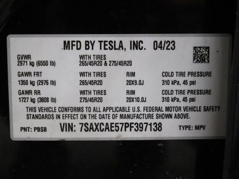 Used 2023 Tesla Model X P100D image 33