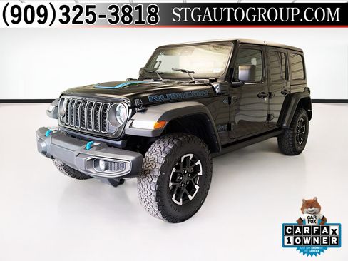 Used 2024 Jeep Wrangler Unlimited Rubicon 4xe w/ Technology Group AWD/4WD image 1