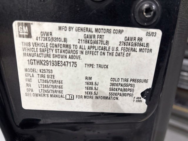 Used 2003 GMC Sierra 2500 SLE w/ Snow Plow Prep Package AWD/4WD image 36