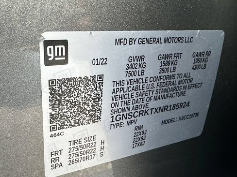 Used 2022 Chevrolet Tahoe RST w/ Luxury Package RWD image 17