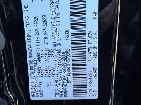 New 2026 Toyota Tundra Platinum image 17